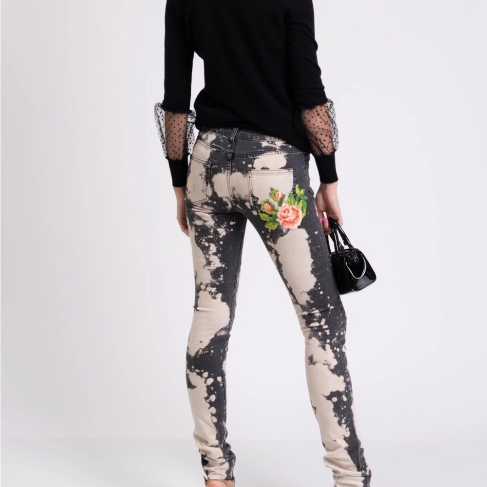 Gucci Black and Cream Denim New